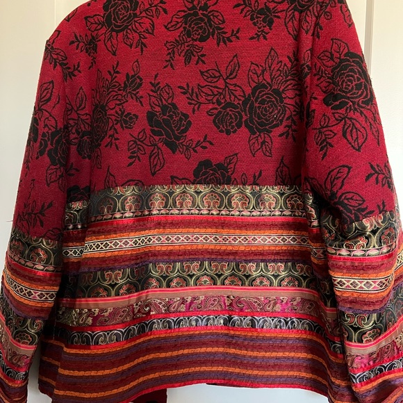 Coldwater Creek Patterned Blazer - Picture 2 of 5